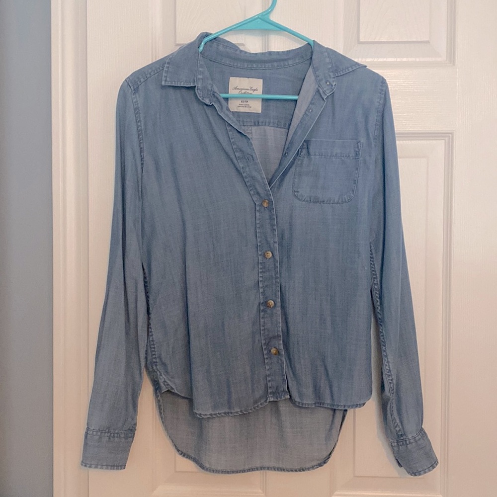 American Eagle, Jean Button Down